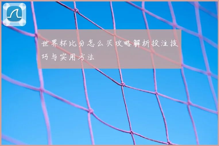 世界杯比分怎么买攻略解析投注技巧与实用方法